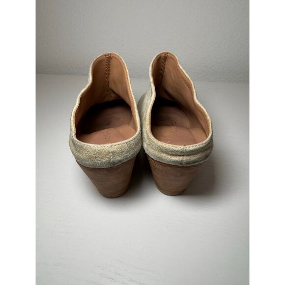 Rachel Comey Womens Mars Mules Suede Bone Size 7 Wood Heel Boot - Picture 4 of 7